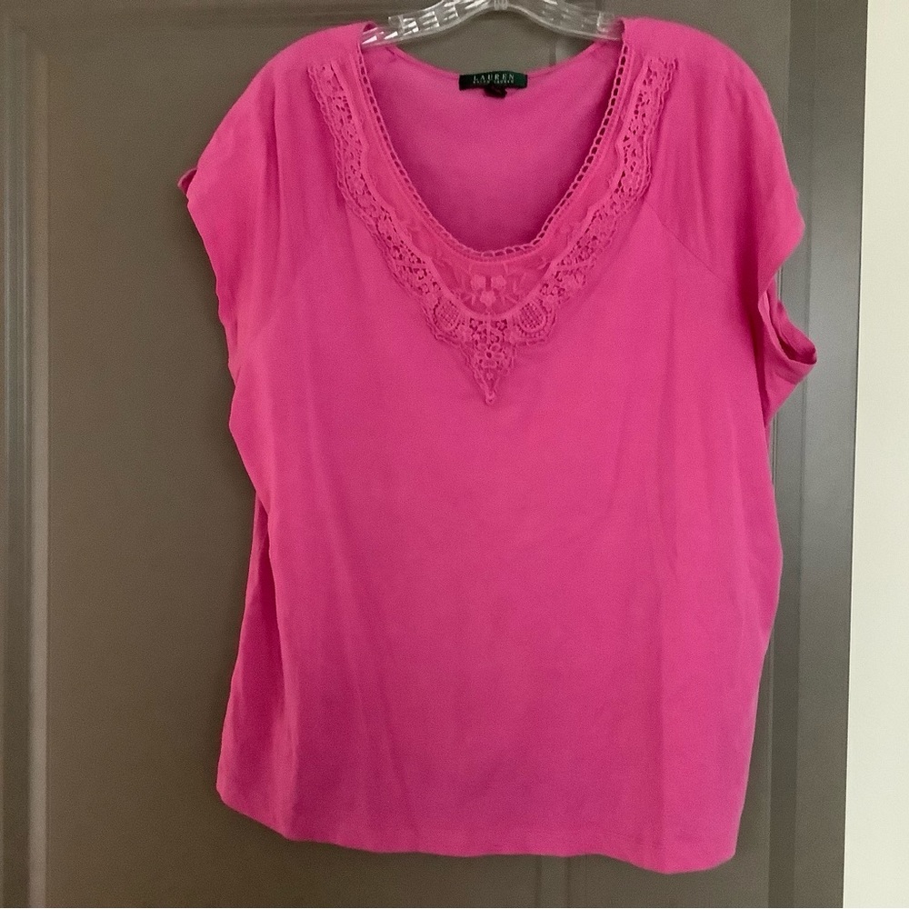 Ralph Lauren Pink Top Size 2X